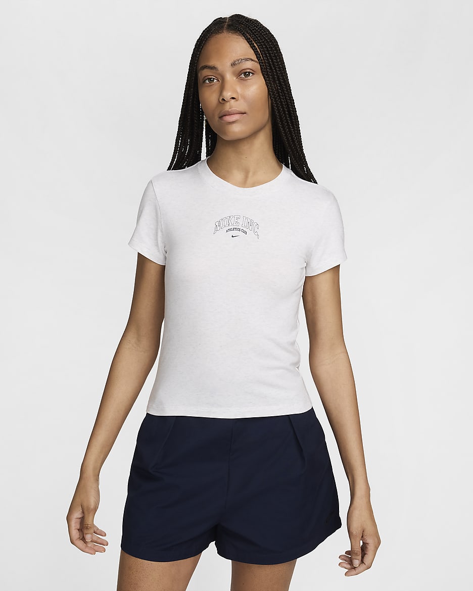 Crop nike t fashion shirt women's